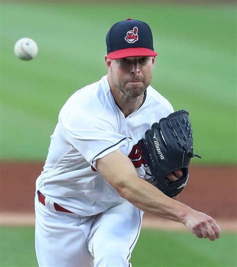 Cleveland Indians Corey Kluber Pitching Against The Tampa Bay Rays At