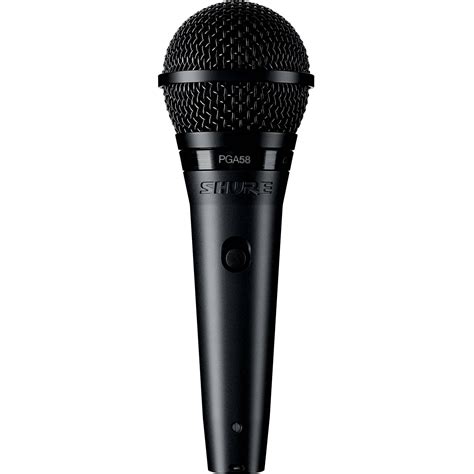 Shure Pga58 Lc Cardioid Dynamic Vocal Microphone Pga58 Lc Bandh