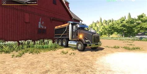 Kenworth T800 Dump Truck V1002 Fs 19 Farming Simulator 2019 19 Mod