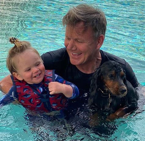 Gordon Ramsay Shares Sweet Snapshots Of Baby Son Oscar Wearing His Hair