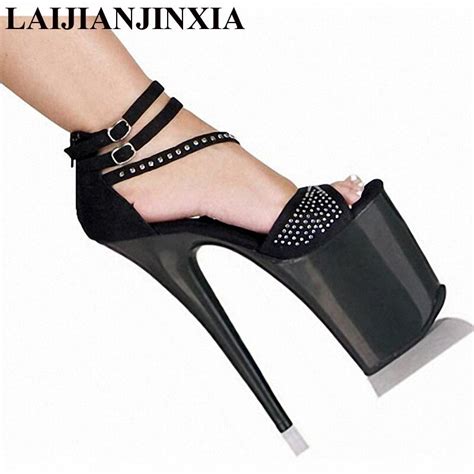 Laijianjinxia Womens Shoes Sexy Pole Dancing Shoes 20 Cm High Heels