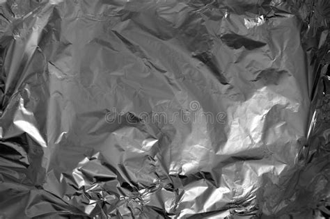 Aluminum Foil Closeup Stock Image Image Of Sheet Textured 196549673