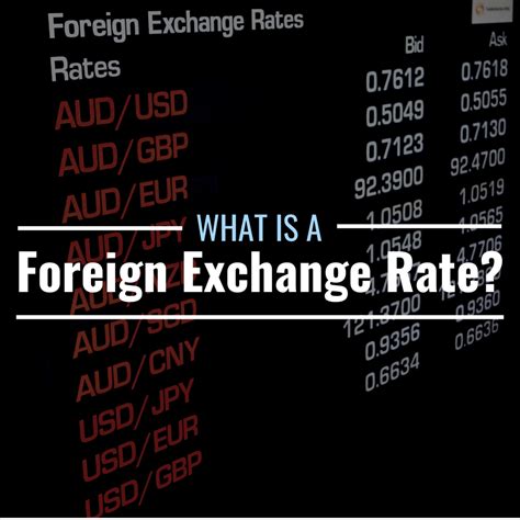 What Is A Foreign Exchange Rate Definition And Examples Thestreet