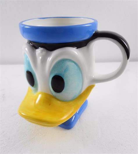 Donald Duck Head Mug Vintage Disney 1950s Made In Japan Coffee Tea