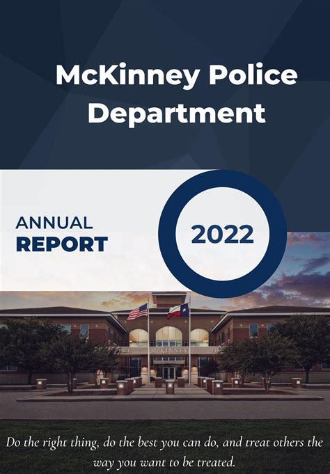 2022 Mckinney Pd Annual Report By Mckinney Texas Unique By Nature