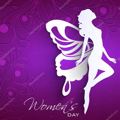 Free for commercial use no attribution required high quality images. Happy Women's Day greeting card or background with white ...