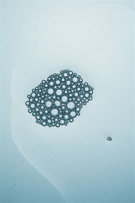 Bubbles Of Blue Liquid In Various Shapes Stock Photo Image Of Aedeg