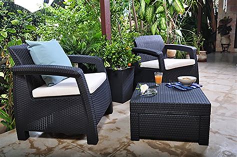 Whether you're looking for just a patio table, outdoor chairs or a complete patio set, we've got what you need. Keter Corfu Outdoor Furniture Set - House and Garden Store