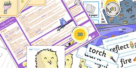 Free Light And Dark Ks1 Lesson Plan Ideas And Resource Pack Ks1