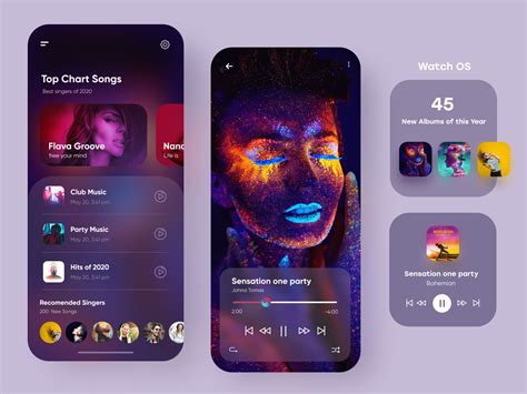 Music Mobile App Ux Ui Design By Ghulam Rasool 🚀 For Upnow Studio On