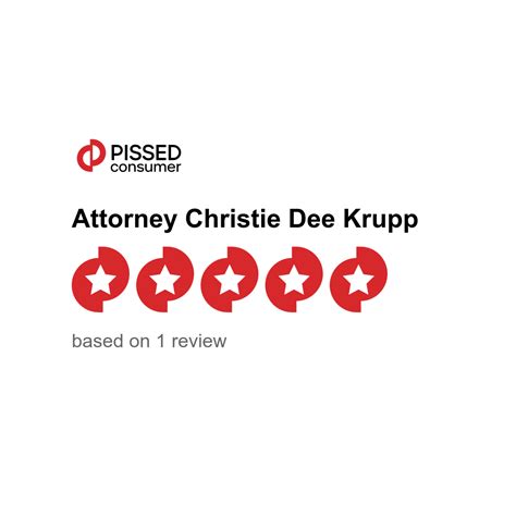 Attorney Christie Dee Krupp Reviews Pissedconsumer