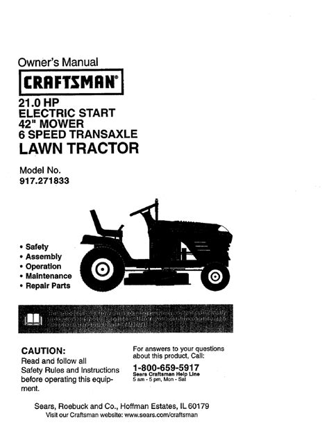 Craftsman Lt Riding Lawn Mower Parts Manual Reviewmotors Co