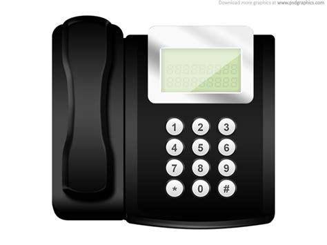 Modern Office Telephone Icon Psd Psdgraphics