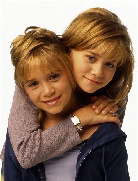 Mary Kate Olsenleft And Ashley Olsenright Photo Shoot For Two Of A Kind 1998 Olsen Twins