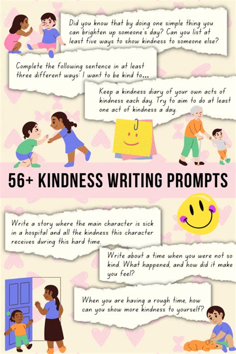 56 Kindness Writing Prompts 💕 Keep A Kindness Journal 💕