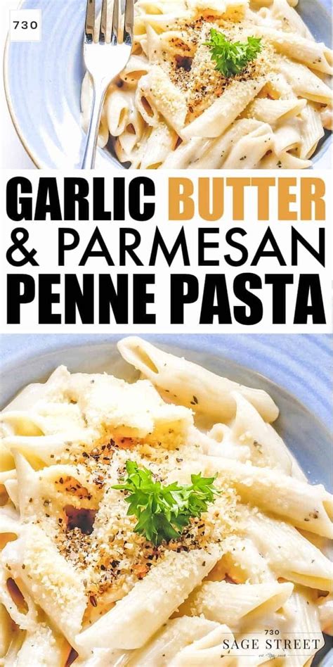 Simple Garlic Butter Pasta With Parmesan Cheese 730 Sage Street