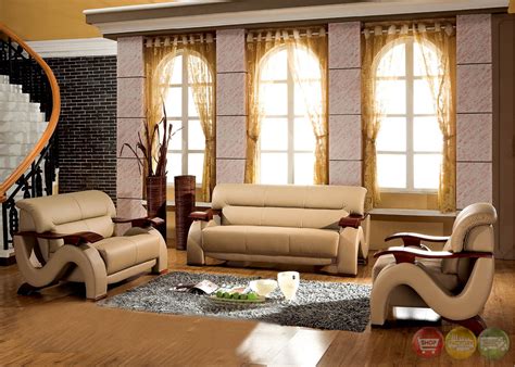 Thad Camel Ultra Modern Formal Living Room Sets With