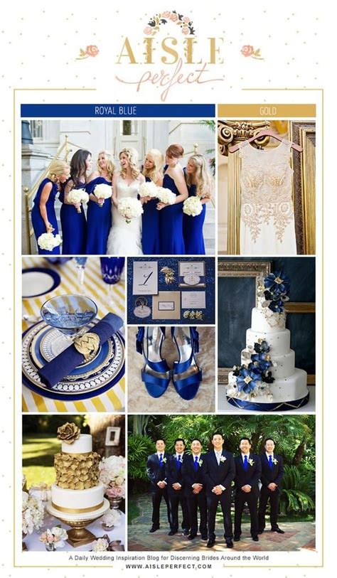 Royal Blue And Gold Wedding Inspiration Board Perfete Royal Blue