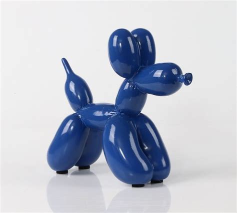Brilliant Blue Balloon Dog Statue Sculpture Pop Art Home Etsy Uk In