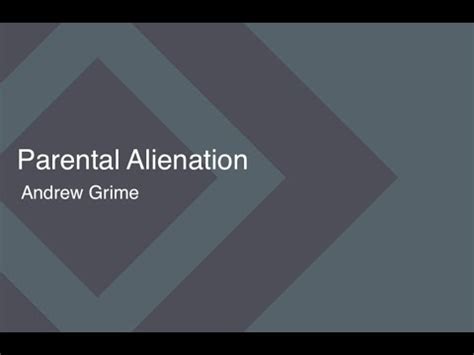 Parental Alienation - Andrew Grime - YouTube