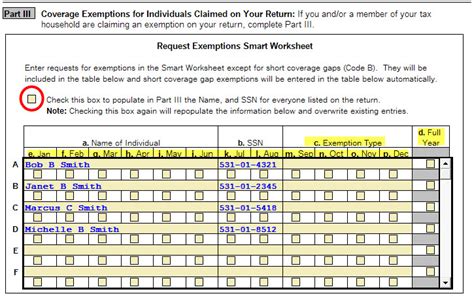 Individual tax return form that taxpayers use to file their annual income tax returns with the irs. Affordable Care Act Worksheet Form - Promotiontablecovers