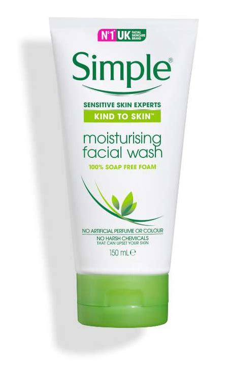 Simple Kind To Skin Moisturizing Facial Wash Ingredients Explained