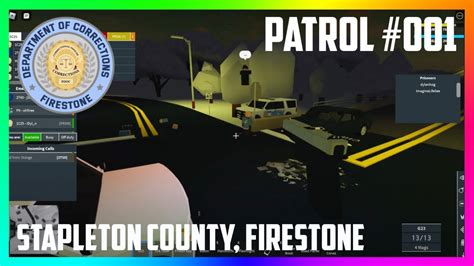 Roblox Firestone Department Of Corrections 001 Beginning Of A New