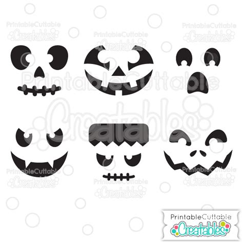 They also have much larger file sizes and can't be animated with css. Halloween Faces Pumpkin Carving Stencils Free SVG Files ...