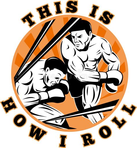 Boxer Knockout Punch Stock Illustration Illustration Of