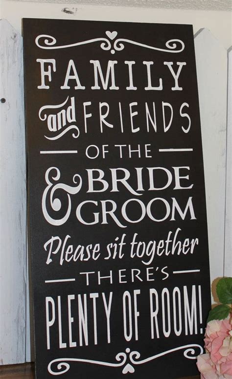 Seating Signs For Weddings