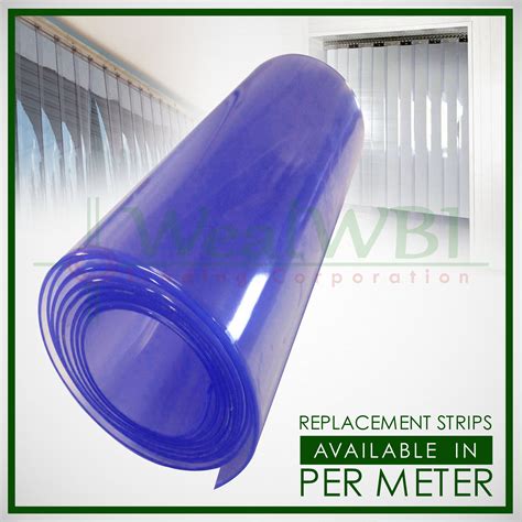 Pvc Strip Curtain Standard Clear Per Meter Lazada Ph