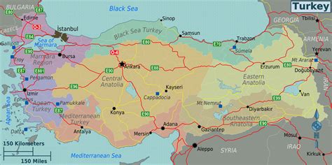 Cartes, études, livres, documents en ligne sur l'histoire, le patrimoine, les traditions de la turquie. Carte routière - Turquie - Arts et Voyages