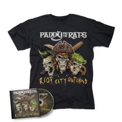 Paddy And The Rats Riot City Outlawscd T Shirt Bundle