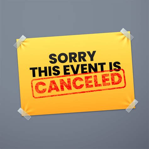 Stop Dont Cancel Your Events Premier Events By Melissa