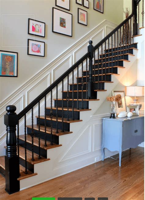 For the chocolate glaze, place the butter, chocolate and coffee in a heatproof bowl and microwave on high for 30 seconds. Painted Staircases Black vs. White - Bright Green Door