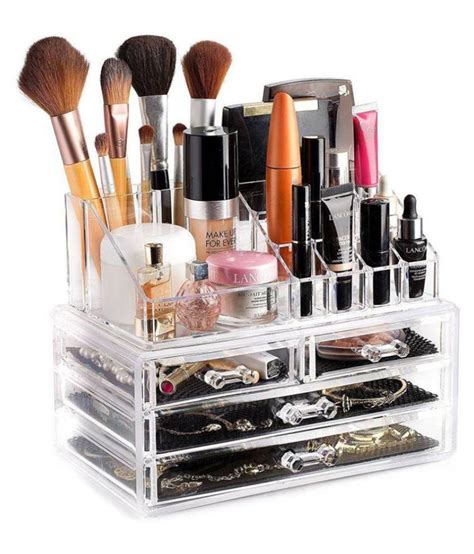 Halal certified product, peta make up kits. AVMART Cosmetic Organizer Makeup Storage Box Lipstick Holder Stand 4 Drawer: Buy AVMART Cosmetic ...