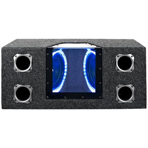 Buy Seismic Audio Sa Pgce10led Dual 10 Inch 1000 Watt Car Audio