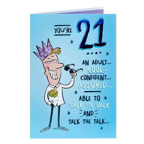 21st Birthday Cards