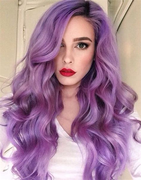 Picture Of Pastel Purple Hair For Romantic Girls