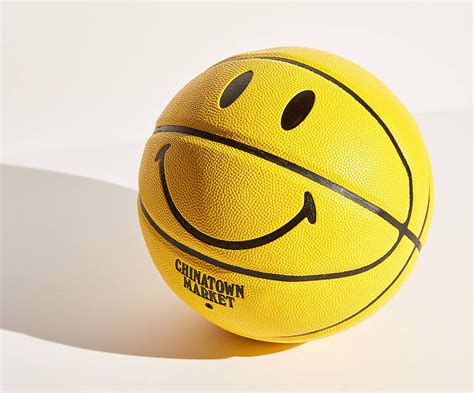 This Basketball Has A Smiley Face On It