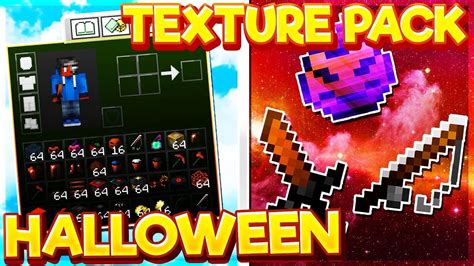 Halloween Pvp Texture Pack 👻 Minecraft Pe Pocket Edition Youtube