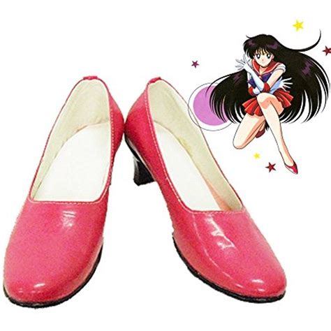 Sailor Moon Sailor Mars Rei Hino Cosplay Shoes Boots Custom Made 1