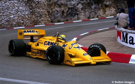 1987 Gp Monaco Ayrton Senna Lotus 99t Honda Ayrton Senna Racing