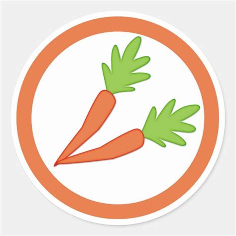 Carrot Stickers Zazzle