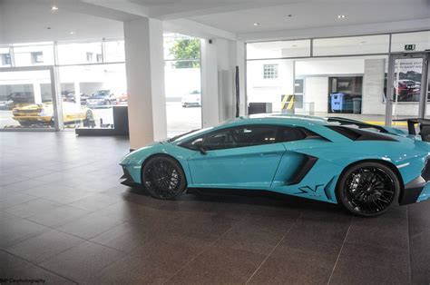 Unique Blu Glauco Lamborghini Aventador Sv Gtspirit