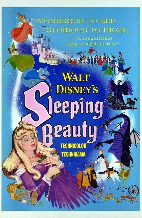 Sleeping Beauty Walt Disney Animated Movies Animated Movie Posters Disney Movie Posters