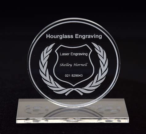Acrylic Laser Engraving Hourglass Engraving