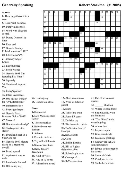 Free Daily Crossword Printable Best Of 5 Best Of Daily Printable