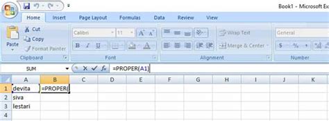 Jika yang harus dirubah hanya sedikit tidak terlalu menjadi masalah. √ 3 Cara Merubah Huruf Kecil Menjadi Huruf Besar di Excel