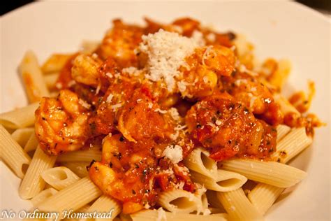 Spicy Shrimp And Tomato Pasta Shrimp Fra Diavolo No Ordinary Homestead